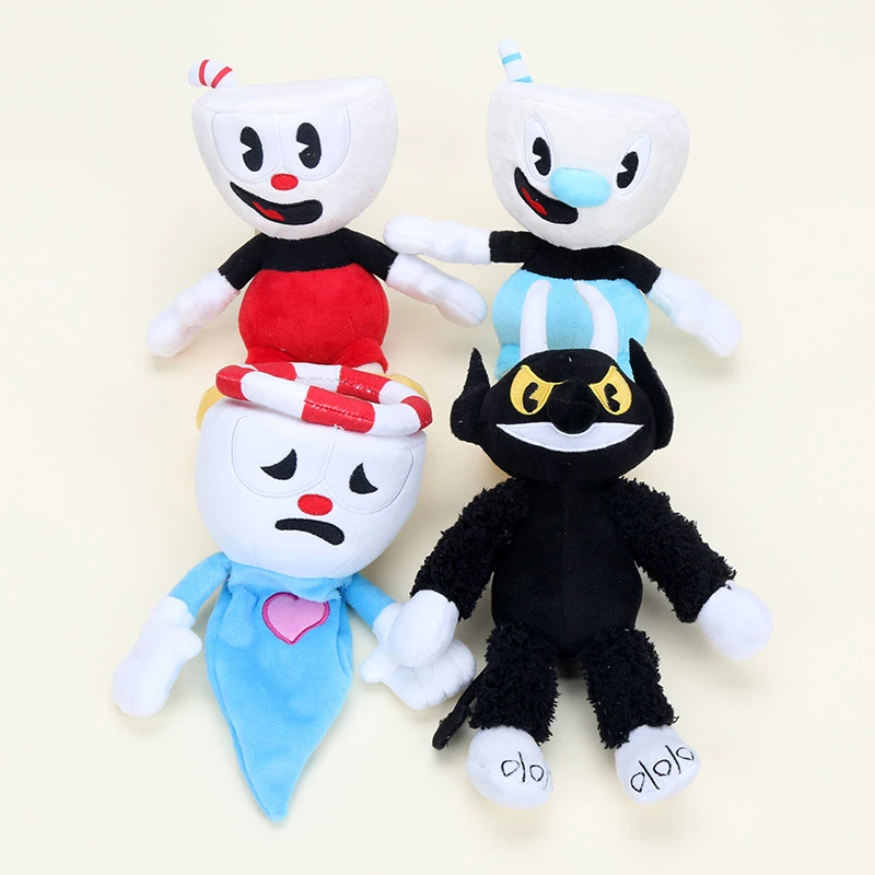 cuphead plush keychain
