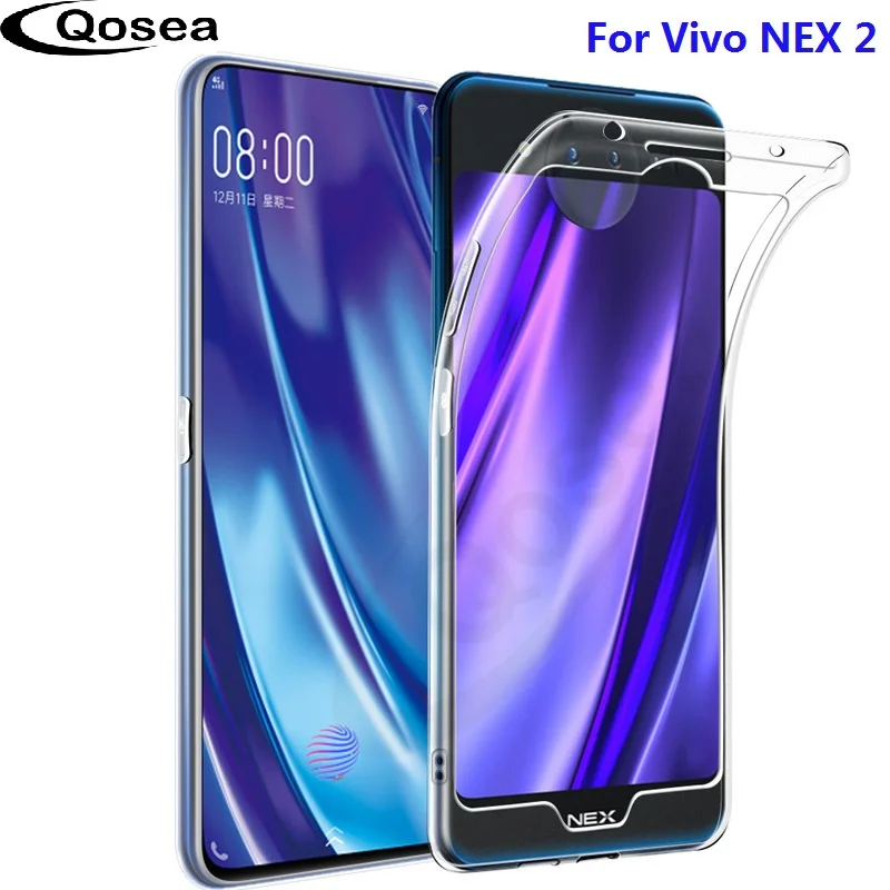 

Qosea Protective Phone Case Ultra thin Transparent For Vivo NEX 2 Silm Silicone Soft TPU For Vivo NEX 2 Nex2 Coque Cover capa