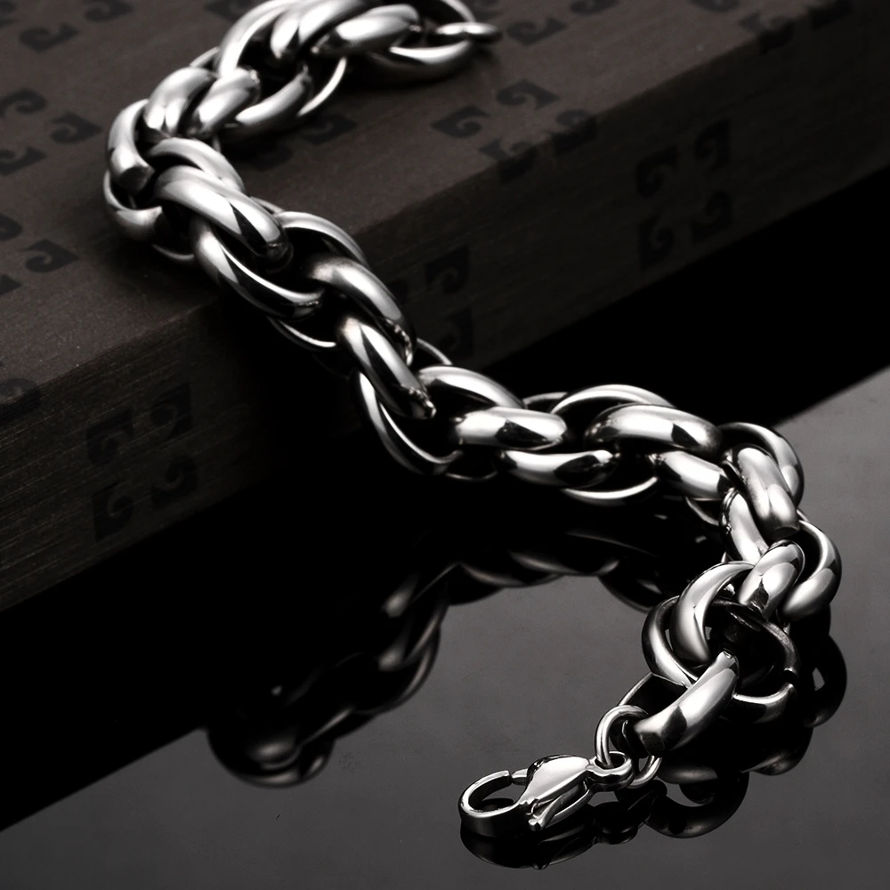 Мужские браслеты из стерлингового серебра 925 пробы высокого качества, Великобритания Канада, модные геометрические модели H020