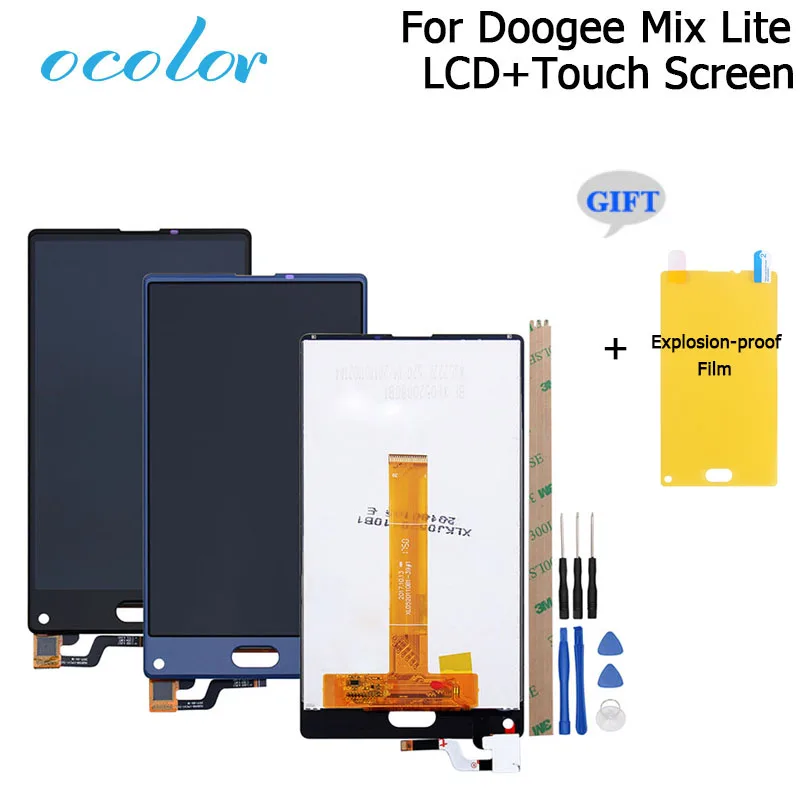 

ocolor For Doogee Mix Lite LCD Display+Touch Screen 5.2" Digitizer Assembly Replacement +Tools +Film For Doogee Mix Lite