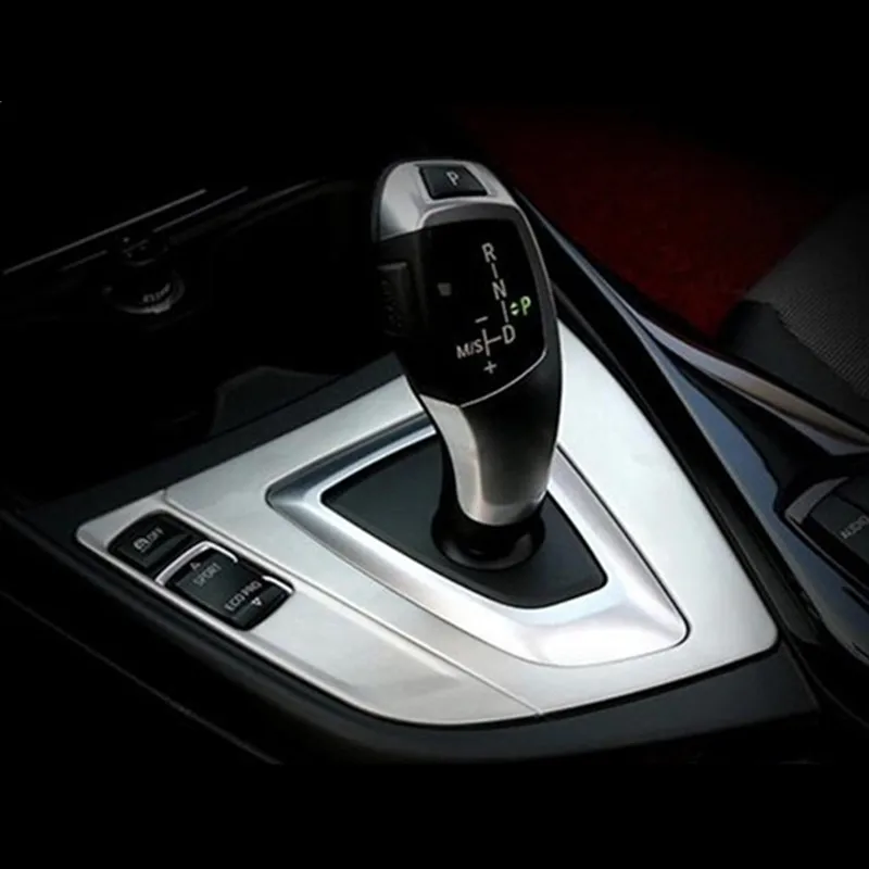 

CNORICARC Stainless steel Interior Gear Shift panel decoration cover trim For BMW 1 series F20 118 116i 2012-15 Car styling