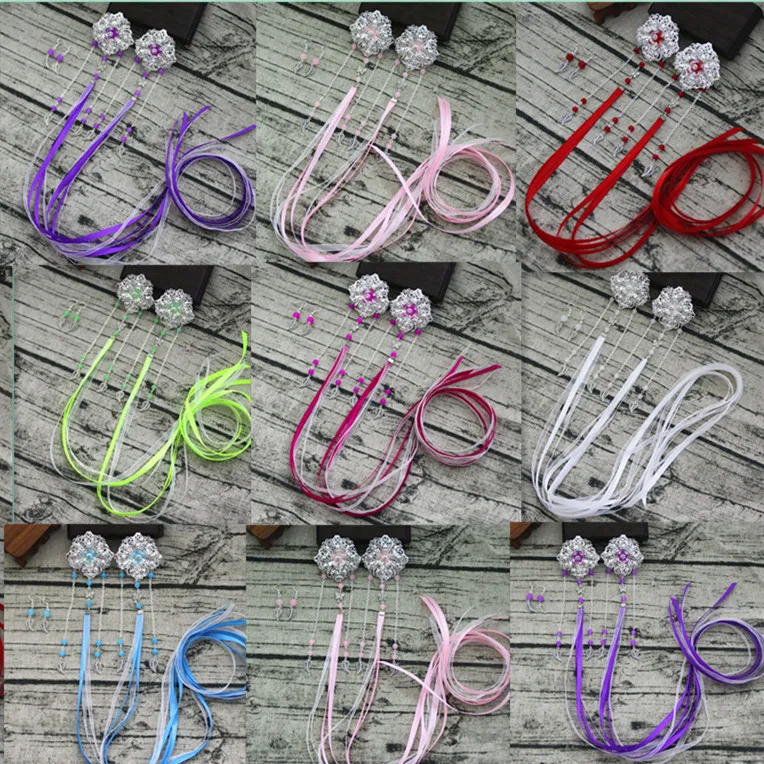 ribbon hairclip chinese style hair clip long tassel hairclip classic hair flower vintage hair accessories ribbon hairclip chinese style hair clip long tassel hairclip classic hair flower vintage hair accessories