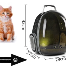 Transer 1 шт., переноска для щенков, 360 градусов, для экскурсий, пространства, капсула, переноска для питомцев, для щенков, собак, 11,3