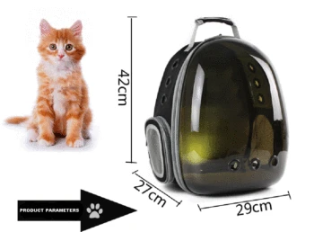 

Transer 1Pc Puppy Carrier 360 Degree Sightseeing Space Capsule Pet Carrier for Puppy Dog 11.3