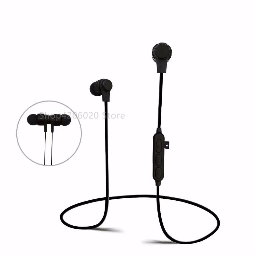 

2018 Bluetooth headset MP3+FM radio function wireless headphone running sports earphone with TF card solt universal