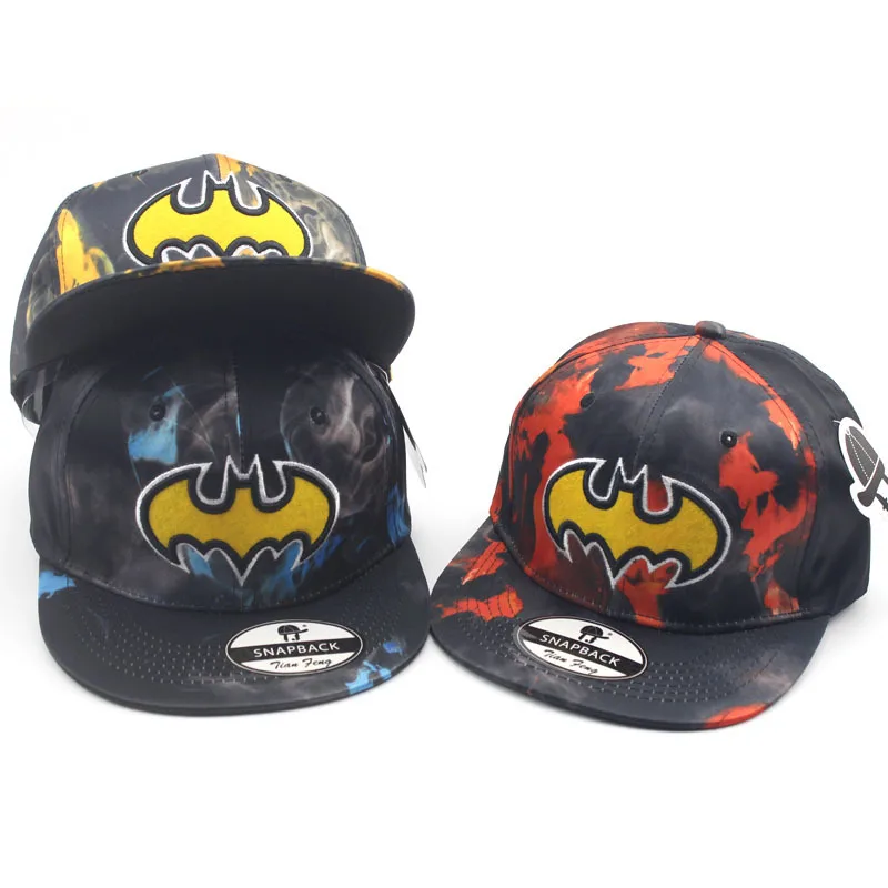 2017 Новая Мода Высокого Качества Мужские Мультфильм Супермен Бэтмен Snapback Cap