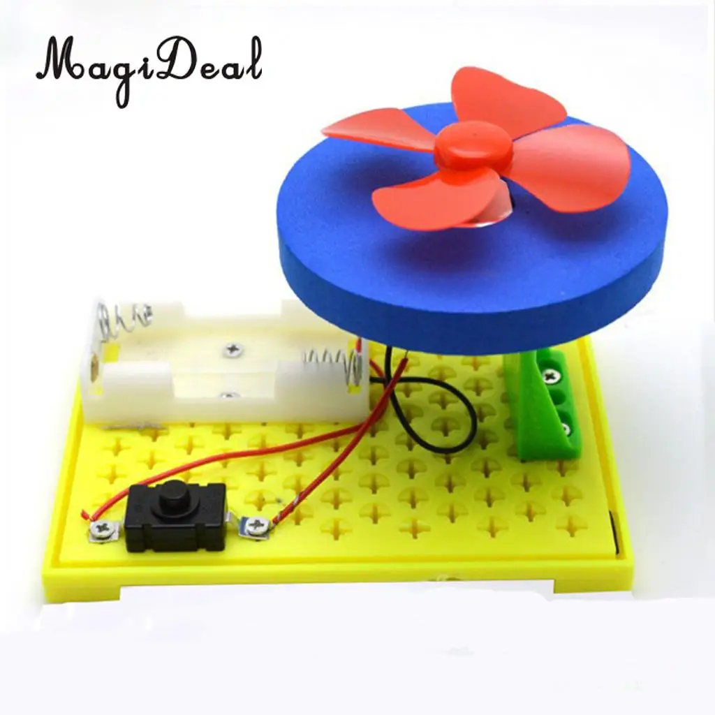 MAgiDeal 1Set Kids DIY Electric Electrostatic Snow Model Kit Physics Science Experimental Educational Toy