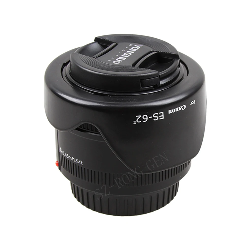 YONGNUO YN50mm объектив с фиксированным фокусом объектив EF 50 мм F/1,8 AF/MF объектив с большой апертурой Автофокус Объектив для Canon 700D 750D 800D 5D Mark
