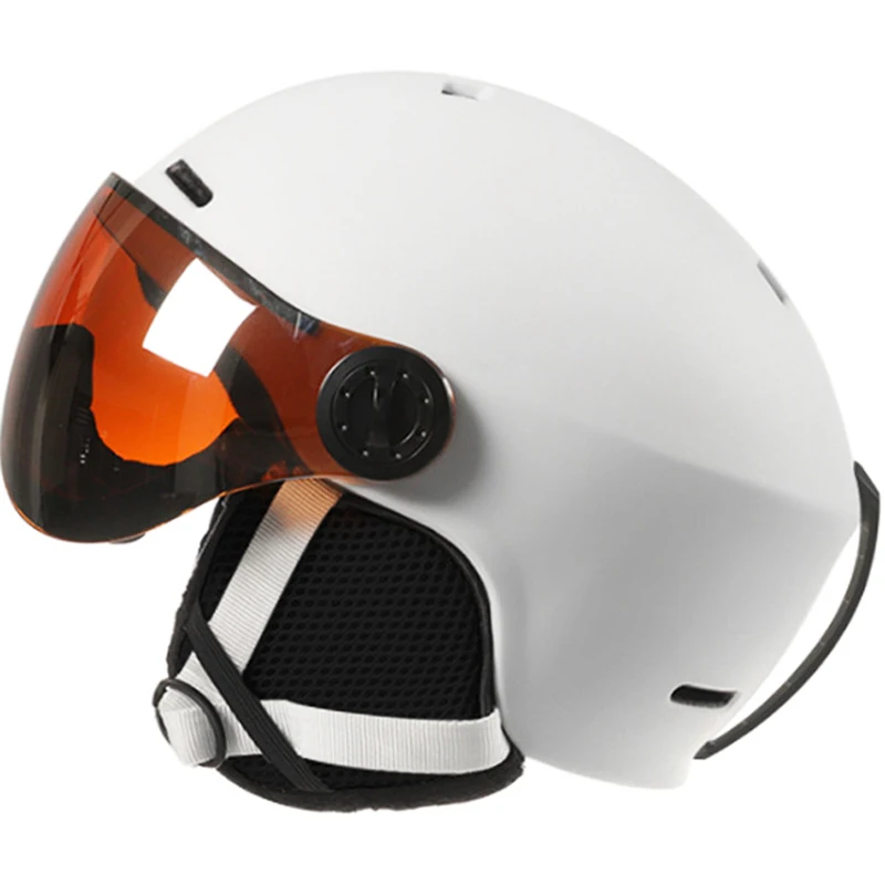 

Ski Helmet with Goggles Mask Cover Men Women Kids Moto Fast Snowboard Skateboard Scooter Skating Casco Climbing Capacete Casque