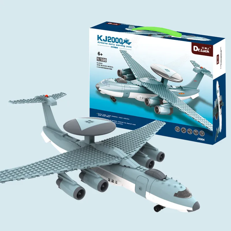 229PCS Military Toy Fighter Modern Warfare Military Aircraft AWACS Model Building Block Sets Compatible With Legoe block-set : image 229PCS Military Toy Fighter Modern Warfare Military Aircraft AWACS Model Building Block Sets Compatible With Legoe block-set