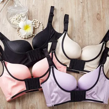 

Super Push Up Bras Glossy Underwear Bralette Lingerie Seamless Brassieres Sexy Wire Free Intimates Bra