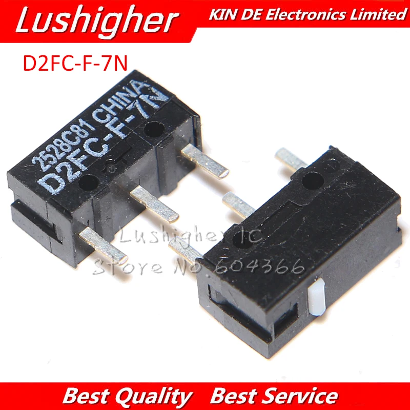 

100PCS D2FC-F-7N 10M D2FC-F-7N Mouse Switch D2FC-F-7