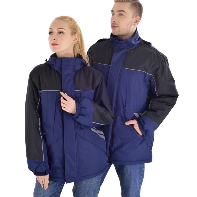 Winter polus size work clothes Waterproof, windproof, cold, thickened, technical cotton Outdoor