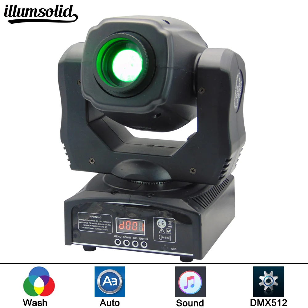 

1pcs/lot Eyourlife LED Inno Pocket Spot Mini Moving Head Light 60W DMX dj 7 gobos effect stage lights
