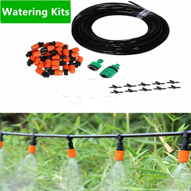 25m Automatic Micro Drip Irrigation System Garden Irrigation Spray Self