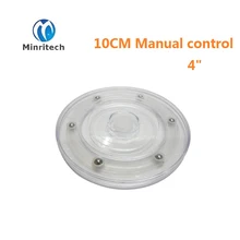 10 см " Вращающаяся база акрил прозрачный пластик проигрыватель Проигрыватель вращения Дисплей Аксессуары Руководство проигрыватели