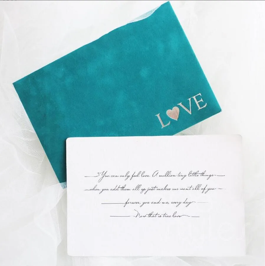  Cocostyles despoke unique foiling invitation card with velvet envelope for fashion bride - 32879754831