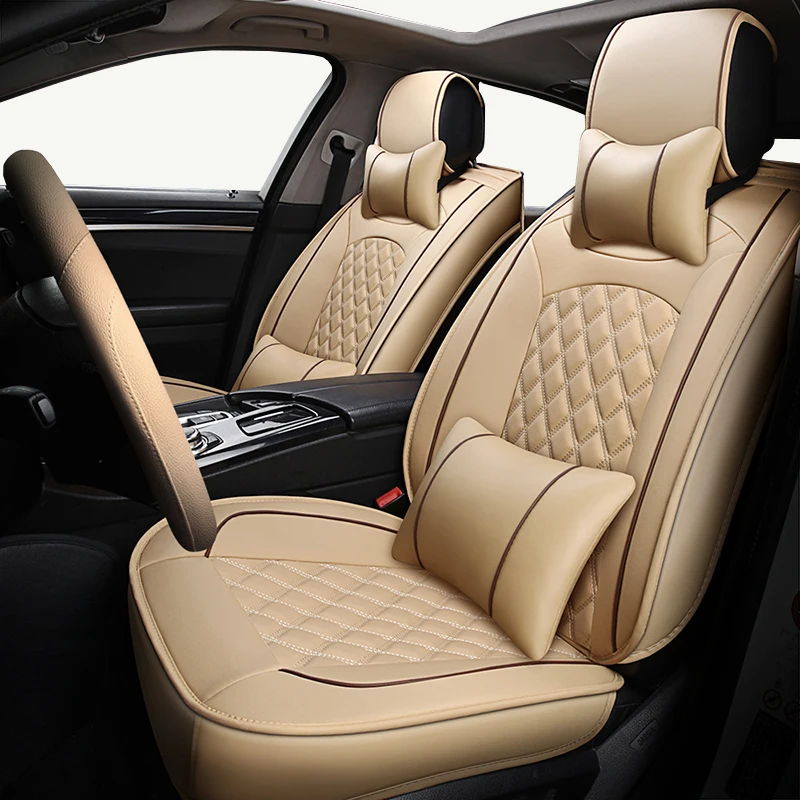 

(Front+Rear)universal leather car seat cover for benz mercedes w163 w164 w166 w201 w202 t202 w203 t203 w204 w205 of 2010 2009