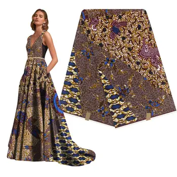 

New arrival 100% cotton African wax cloth print wax high quality African wax for clothe
