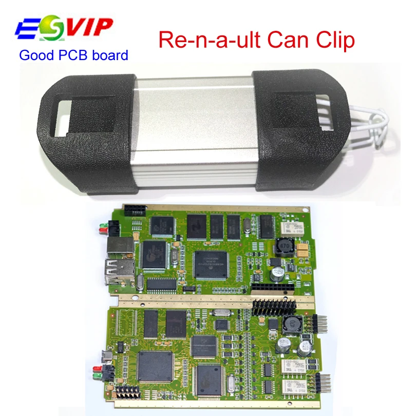 

Good PCB board Re-n-ult Can Clip 178 OBD2 Diagnostic Interface Scanner 165 For Re--nault Cars Support Multi-languages DHLShip