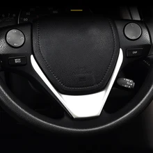 Misura Per Toyota Corolla 2014 2015 2016 ABS Opaco Interno del Volante Copertura Decorazione Assetto Stiker Car styling Accessori