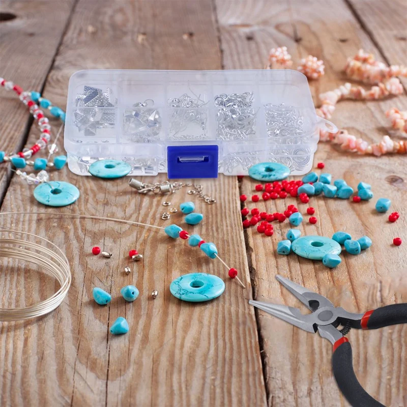 Jewelry Findings Set Jewelry Making Kit Jewelry Findings Starter Kit Jewelry Beading Making And Repair Tools Kit Pliers Silver