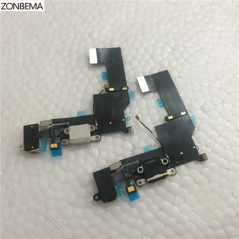 

ZONBEMA NEW Charger Charging Port Dock USB Connector Flex Cable For iPhone SE 5SE Headphone Audio Jack Flex Ribbon