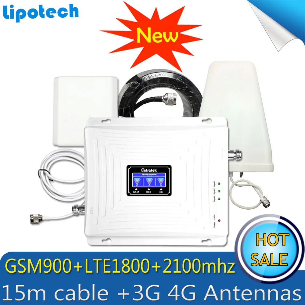 Ripetitore Segnale Cellulare 2G/3G/4G | Bande 900/1800/2100 MHz | Con Antenne | Amplificatore GSM/LTE - Foto 8