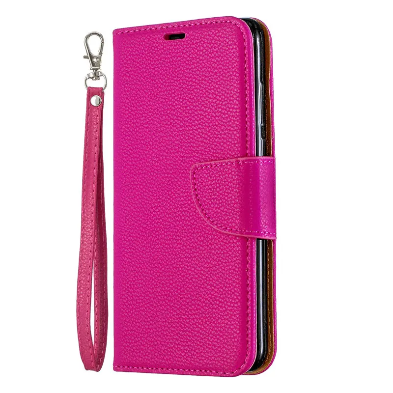 Кожаный флип-чехол-кошелек для LG K40 K50 Q60, модный силиконовый Магнитный плотный чехол для телефона LG Stylo 5, чехол hoesjes Coque - Цвет: Rose