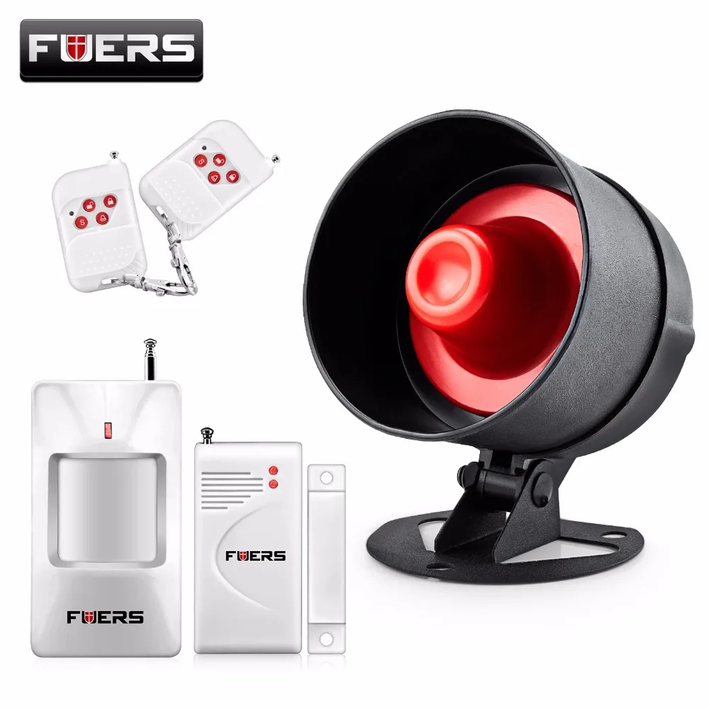 Loudly New Easy DIY Setting Simple To Operate Wireless Home House Alarm Siren System Security Alarm