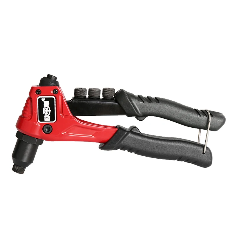 Rivets Gun 8" (200MM) Single Hand Blind Rivet guns Manual Riveting Tool Hand Heavy Hand Tool Manual Mandrels one-hand operation