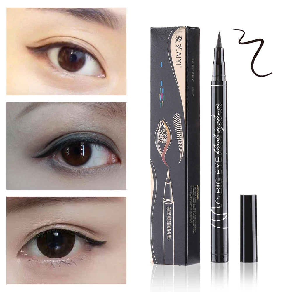 

1 PC Waterproof Liquid Eye Liner Pen Matte Eyeliner Black Eyeliner Pencil Makeup Cosmetic Long-lasting Profissional Eyeliner