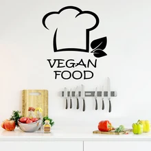 DIY Vegan Food Text Wall Sticker Self Adhesive Pvc Wall Decals For Kitchen Room Vinyl Mural naklejki na sciane DIY Vegan Food Text Wall Sticker Self Adhesive Pvc Wall Decals For Kitchen Room Vinyl Mural naklejki na sciane