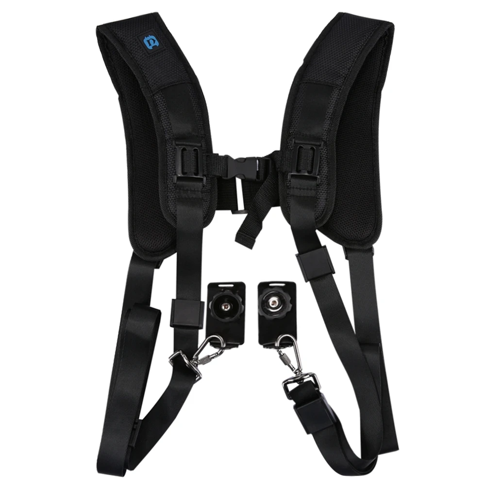Goede Dubbel Enkel Quick Release Professionele Schouderriem Strap voor camera SLR DSLR, camera accessoires Anti Slip met Haak