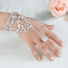 Блестящее Эротическое с бисером Стразы Принцесса Леди Девушка перчатки танцы вечерние женские перчатки браслет цепочка