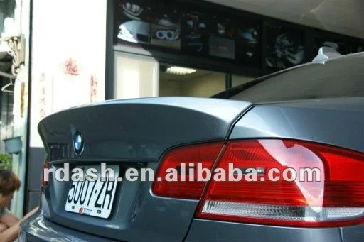 Неокрашенный спойлер из АБС пластика CSL для BMW E92 Coupe со специальным клеем|spoiler for