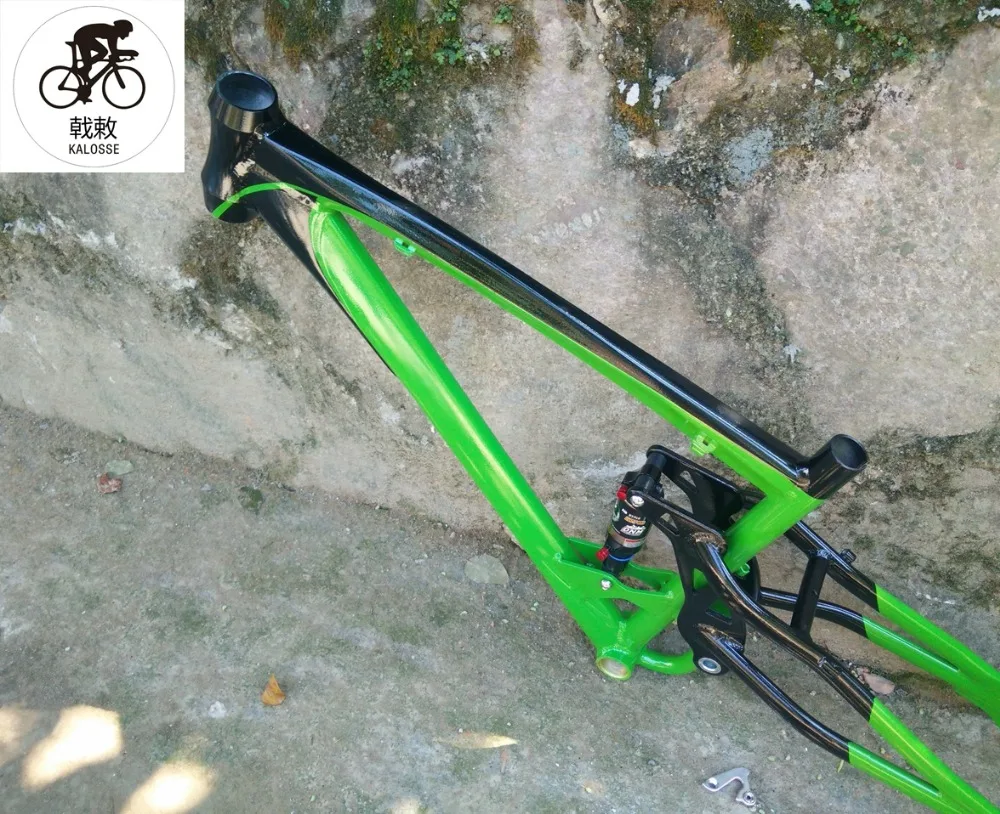 Flash Deal Kalosse Air rear shocks   DNM 165mm travel full suspension frame   bike frame  mountain bicycle   frame   26X17 inch 17