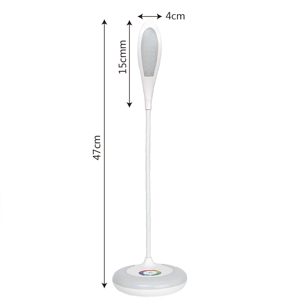  ITimo Rechargeable USB Charging Flexible Book Reading Light Table Lamp Rechargeable Touch Light LED - 32823745491