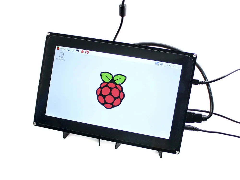 Waveshare 10,1 дюймов емкостный сенсорный ЖК-экран 1024x600 для Raspberry Pi Jetson Nano HDMI дисплей с акриловым чехол для Великобритании
