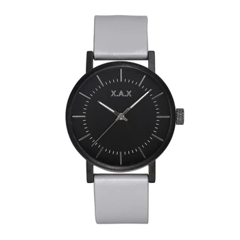 

Dropshipping Classic Watches Simple Dial Face Japanese Movment Warranty 2 Years Gray Watch Belt