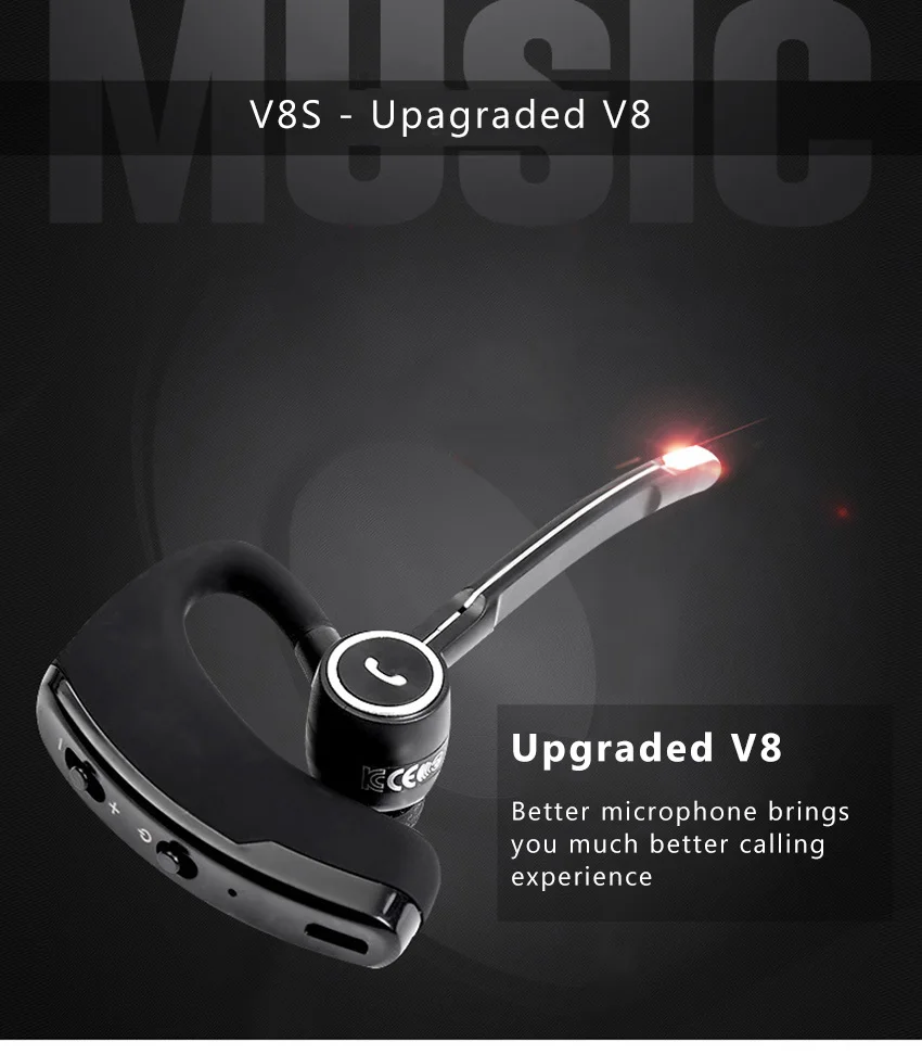 Aimitek V8S Wireless Bluetooth Earphone-7