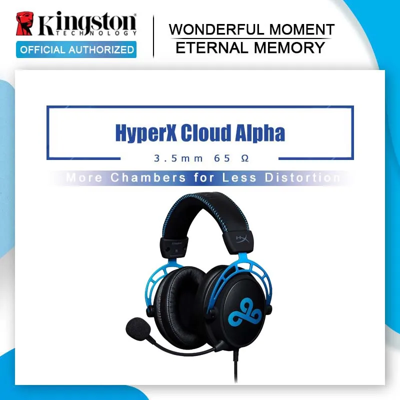Kingston HyperX Cloud Alpha Cloud9 E sports наушники с микрофоном игровая гарнитура для ПК PS4 Xbox