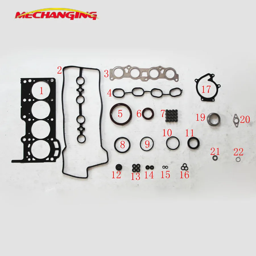 

customized LOGO FOR DAIHATSU SIRION (M3_) TERIOS (J2_) 1.5 3SZVE METAL Full Set Overhaul package Engine Gasket 50322500