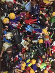 10 шт./лот 7 см Playmobil игрушки Фигурки героев ребенок Детская кукла игрушка для мальчиков и девочек