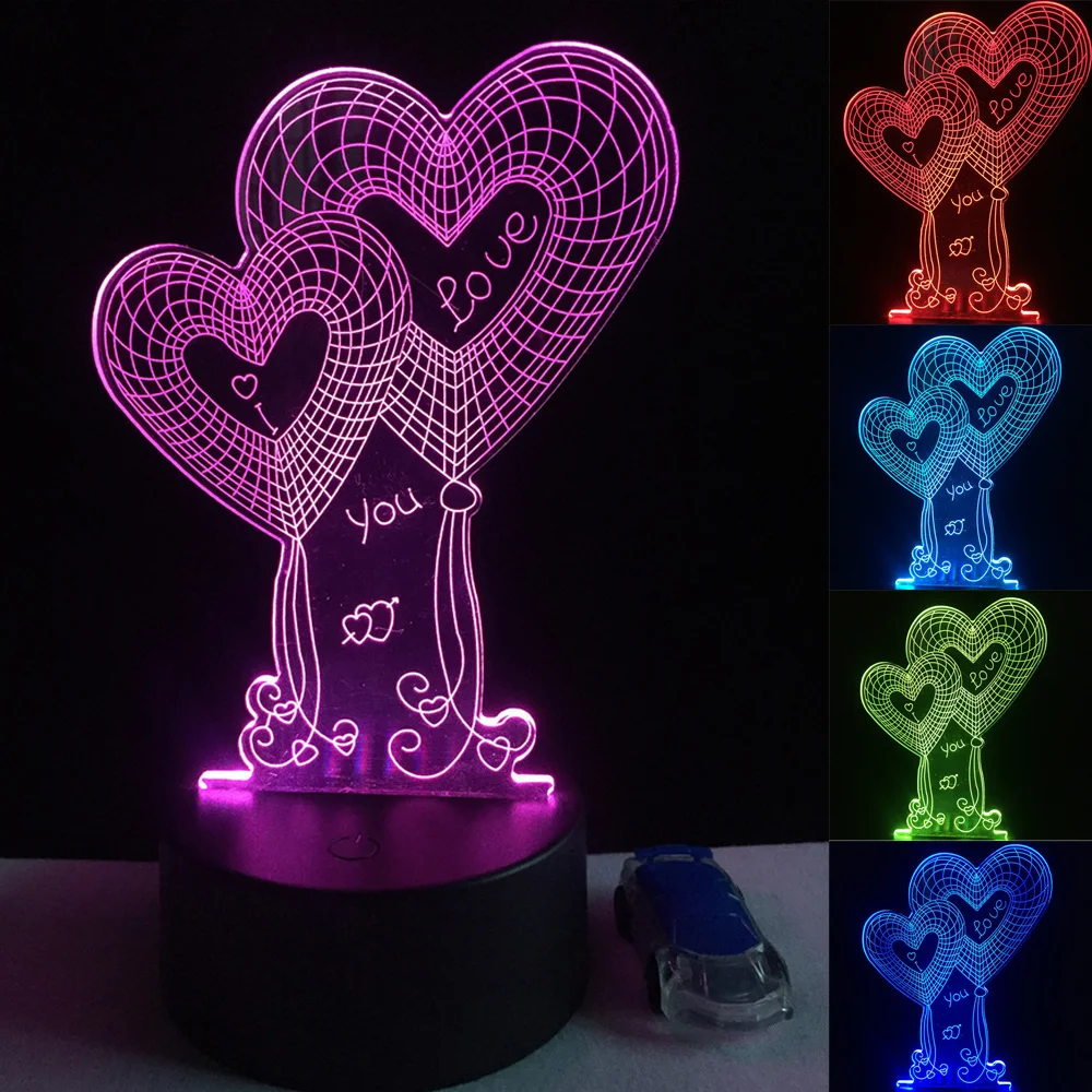 Buy Valentine's Day Gift Double Heart I Love You 7