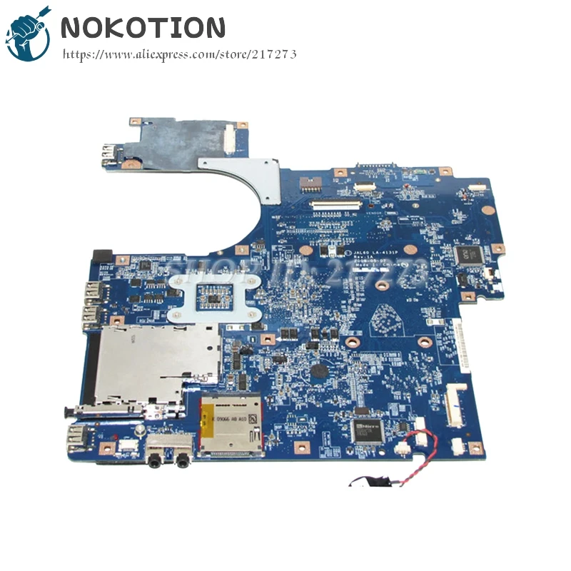 NOKOTION материнская плата для ноутбука Dell Vostro 1710 V1710 DDR2 безцп JAL60 основная 0Y185C с