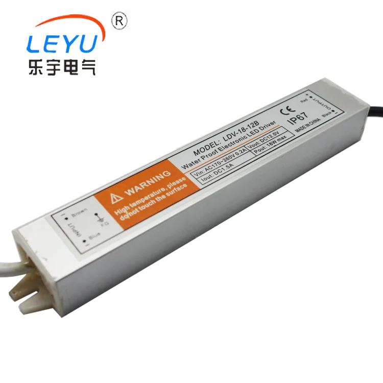 

LED Driver LDV-18 18W AC to DC 5V 12V 24V 48V Single Output Power Supply