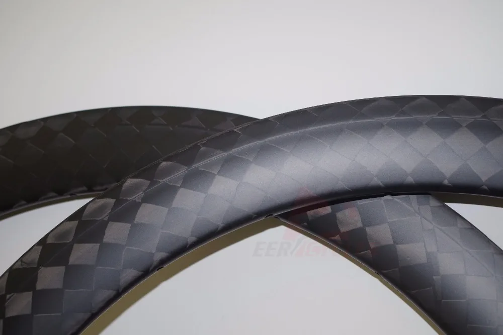 650c 50mm x 23mm carbon rim tubular 12k matte