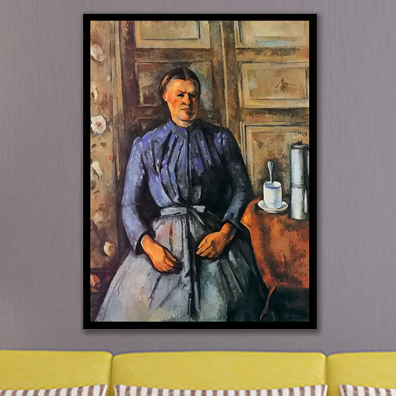 

diy painting by numbers Paul Cezanne Women by the Coffee Pot impressionism living room dencorative paint adult hand drawing