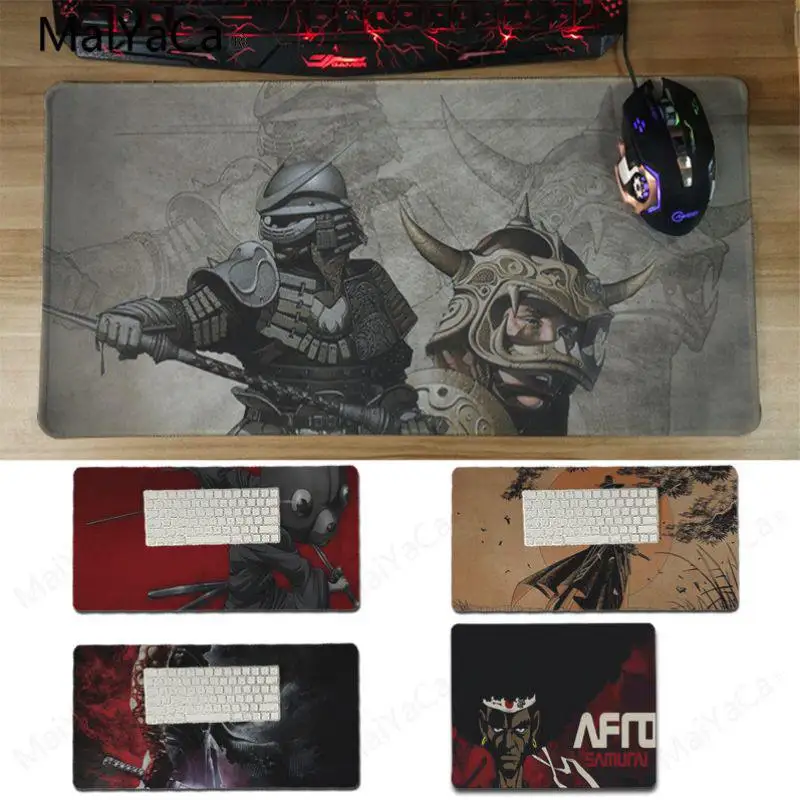 

Yinuoda In Stocked Samurai Gamer Speed Mice Retail Small Rubber Mousepad Size 180x220 mm and 300*600*2mm